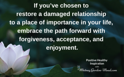 How to Restore a Relationship Part 2: Embracing the Path Forward
