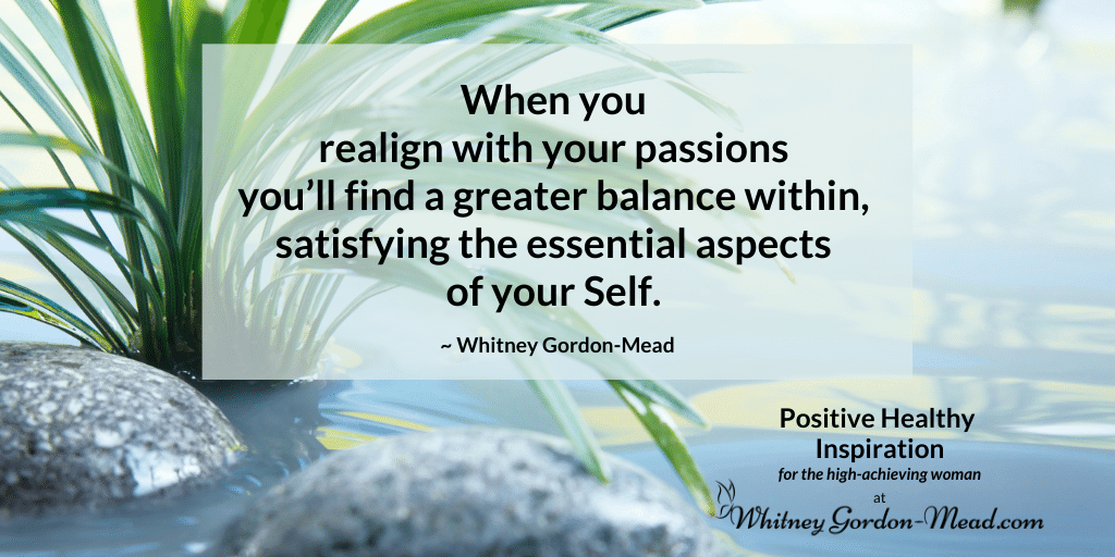 Whitney Gordon-Mead quote on rebalancing your life