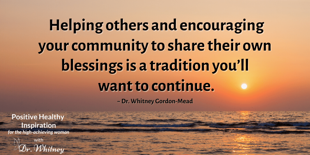 How To Share Your Blessings With Your Community