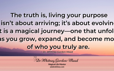 Living Your Purpose: An Evolutionary Journey